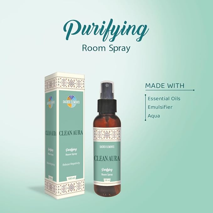 Sacred Element's Clean Aura Room Spray | Natural Purifying Mist - Image 2