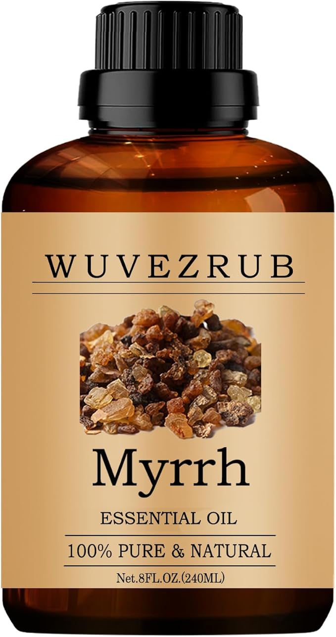 Myrrh Essential Oil - 240ML Pure and Natural by WUVEZRUB