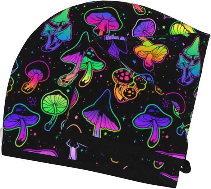 Mushrooms Hair Towel Wrap Microfiber Fast Drying Hair Turban - Image 6