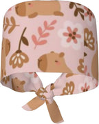 Adjustable Scrub Cap with Buttons & Sweatband, Working Hat with Elastic Tie Back - Image 9