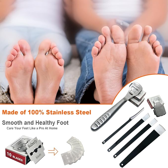 36 Pcs Callus Shaver for Feet Set, Professional Callus Remover for Feet Tools - Image 6