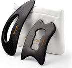 Scienlodic 2 Pcs Large Body Gua Sha Massage Tools by YourRedLightTherapyGuide