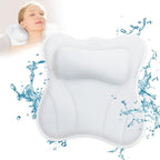Bath Pillow for Tub Luxury Bathtub Pillow for Head and Neck 4D Air Mesh Spa - Image 2