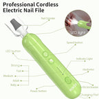 Professional Manicure Pedicure Kit, Cordless Electric Nail File Set, - Image 9