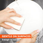 Full Circle Nutcase, Plant-Based Scrubber Sponges – Pack of 6 – 3 Walnut & 3 - Image 2