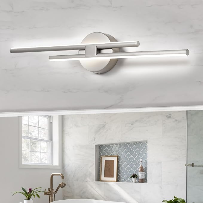 EDISLIVE Dimmable Modern LED Vanity Light Fixtures Bathroom Vanity Wall Lighting by EDISLIVE