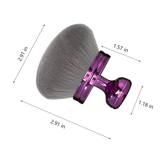 Body Makeup Brush Extra Large Oval Self Tanning Brush Multipurpose 74mm - Image 2