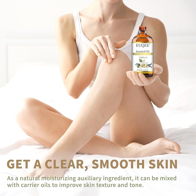 EUQEE Vanilla Essential Oil 118 ml Premium Vanilla Oil - Image 5