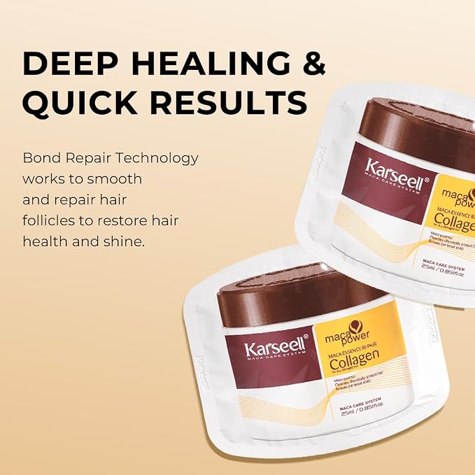 Karseell Collagen Hair Treatment Deep Repair Conditioning Argan Oil Collagen - Image 5