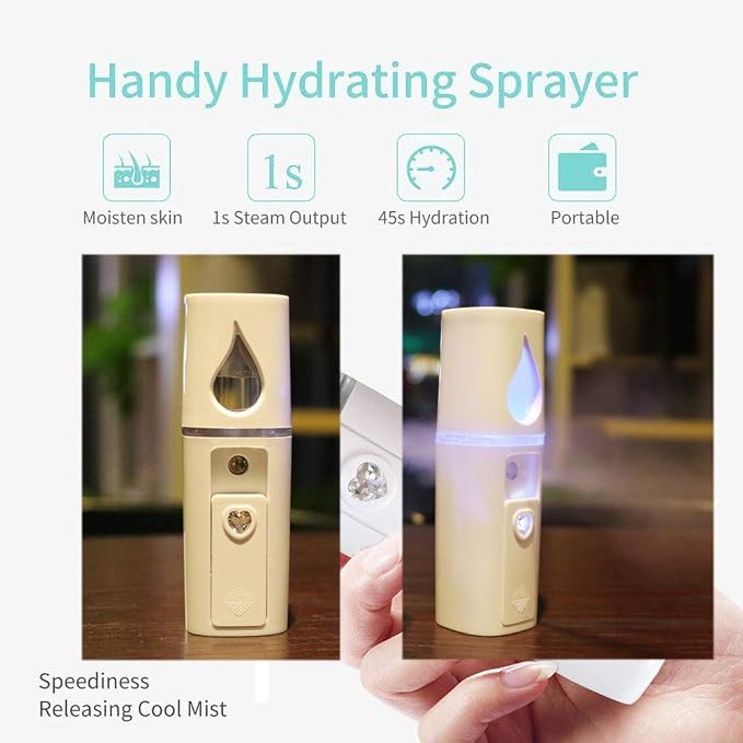 Nano Facial Steamer Mist Spray Eyelash Extensions Cleaning Pores Water SPA - Image 6