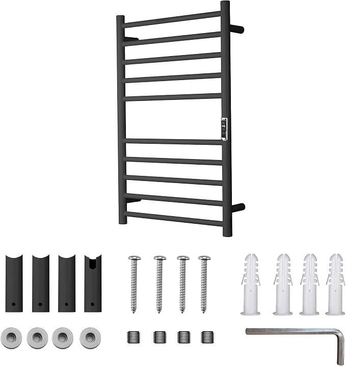 Heated Towel Racks for Bathroom, Wall Mounted Electric Towel Warmer Racks - Image 7
