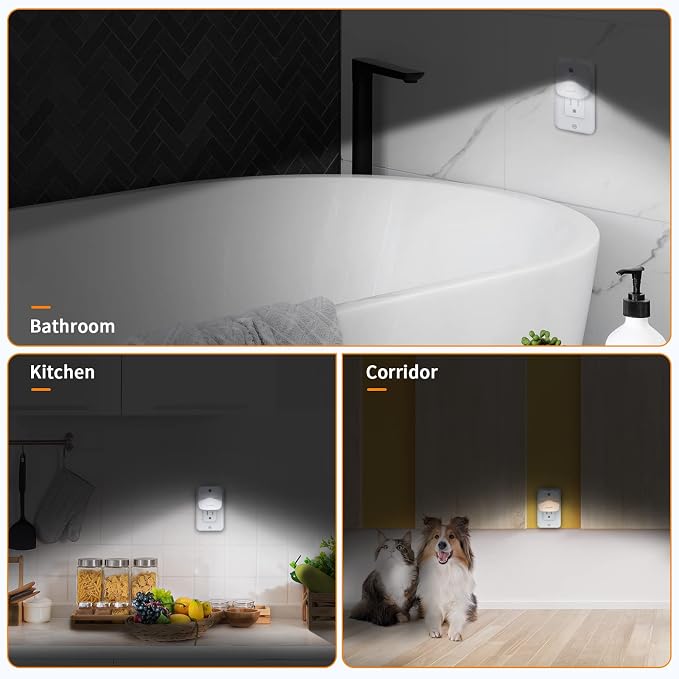 LuxLumin LED Night Lights Plug into Wall - Image 6