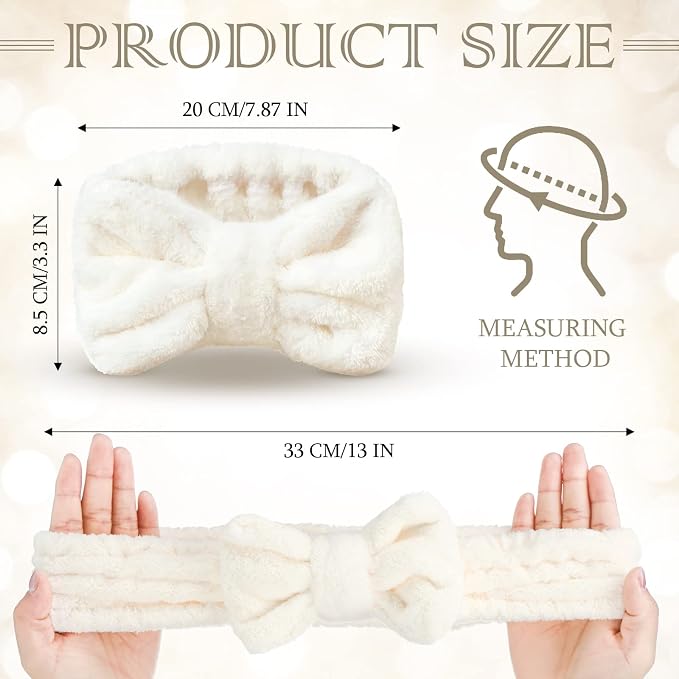 Hicarer 3 Pieces Towel Headbands - Image 2