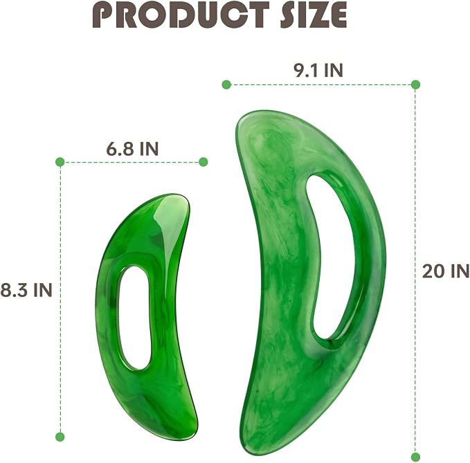 Marble Resin Gua Sha Scraping Massage Tool, Handheld Myofascial Release Tool - Image 4