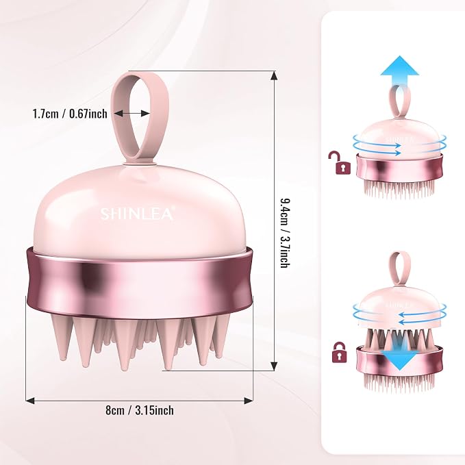 SHINLEA 2 in 1 Scalp Massager Hair Growth, Scalp Scrubber - Image 5