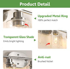 Ascher 4-Light Bathroom Light Fixtures, Modern Vanity Lights - Image 7