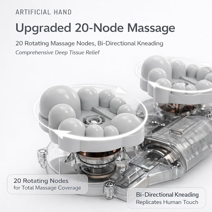 Back & Neck Massager with Heat for Pain Relief, 3D Deep Kneading Massage - Image 7
