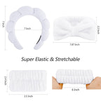 VELSCRUN 6 Pack Spa Headband, Makeup Headband, Face Wash Headband, Skincare - Image 7