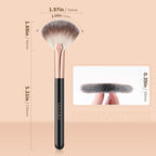 docolor Highlighter Brush Fan Brush Blush Brush Setting Makeup Brush Face - Image 3