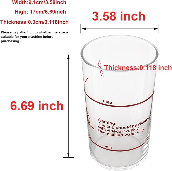 Elitzia Professional Glass Facial Steamer Jar - Image 9