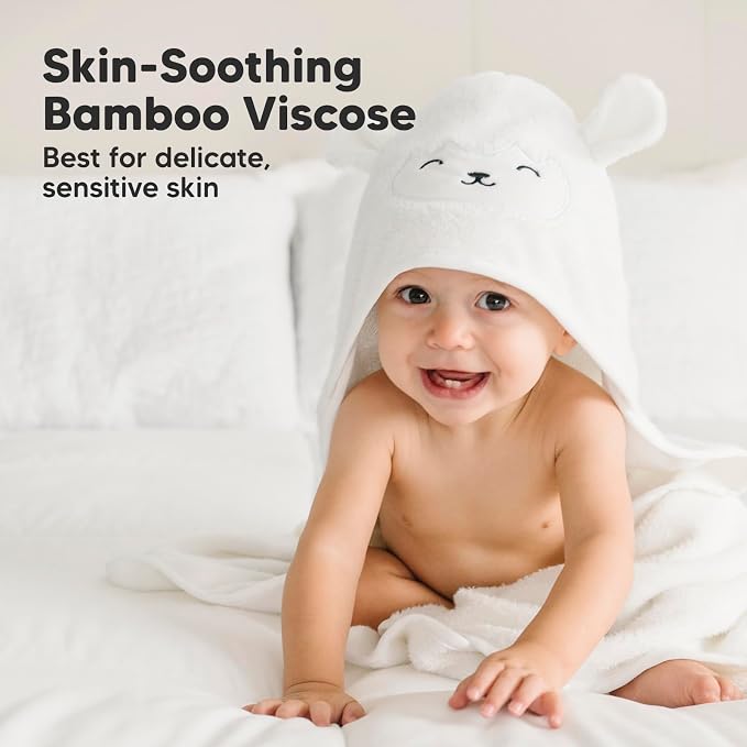 KeaBabies Hooded Baby Towel for Newborn - Image 3