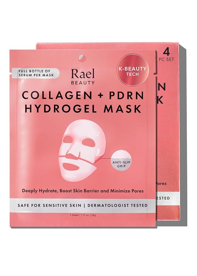 Rael Face Mask – Deep Hydration & Moisturizing Sheet Masks, Daily Skincare by Rael