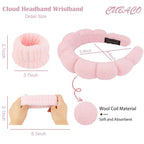 CUBACO Spa Headband and Wristband Set - Image 5