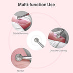 MelodySusie Ball Shape Cuticle Clean Nail Drill Bit 3/32'', Professional Safety - Image 7