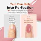 modelones Nail Strengthener and Growth Blushed Berry Nail Repair - Image 2