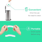 Tissue Box With Dispenser Disposable Shower Caps 200pcs Hair Processing Clear - Image 6