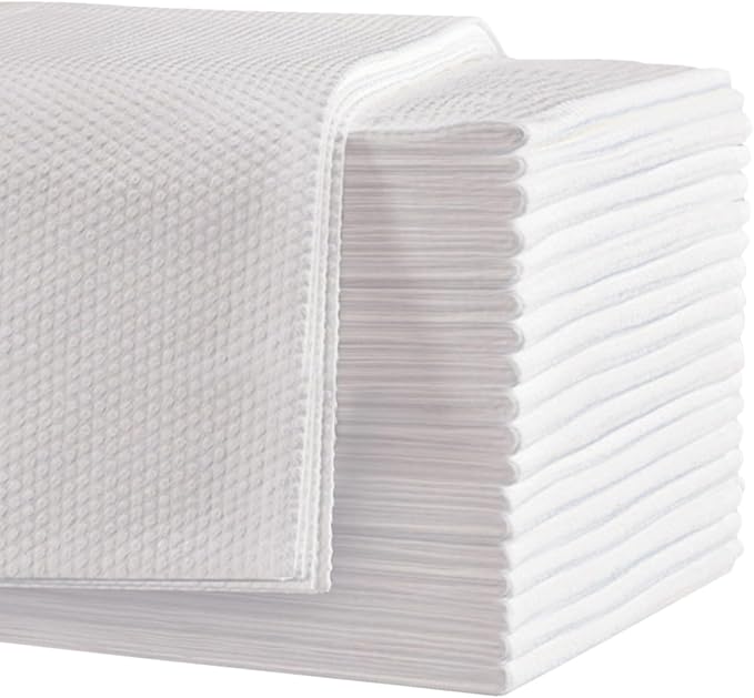 50-Count Disposable Bath Hair Towels, 19.7" x 27.6" Thickened and Absorbent by Unknown