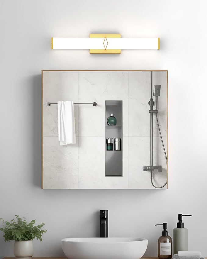 Bathroom Light Fixtures Over Mirror, Bathroom Vanity Light, 24inch Dimmable 25W - Image 5
