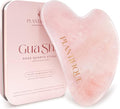 PLANTIFIQUE Rose Quartz Gua Sha Tool – Anti-Aging Face Massager & Jawline Shaper by Plantifique