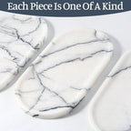 Koville Natural Marble Tray, Catchall - Image 4