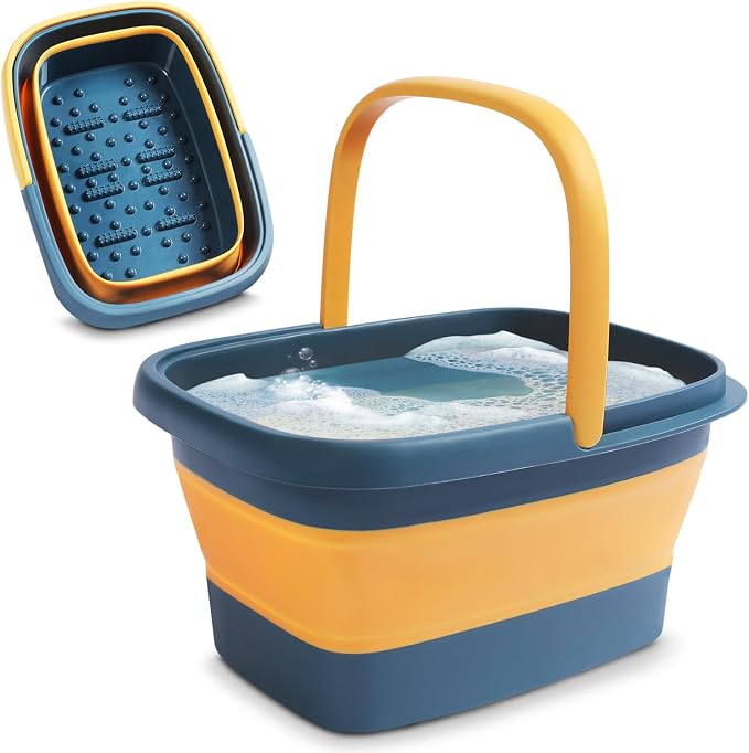 AllSett Health Collapsible Foot Bath – Advance Soaking Tub by AllSettHealth
