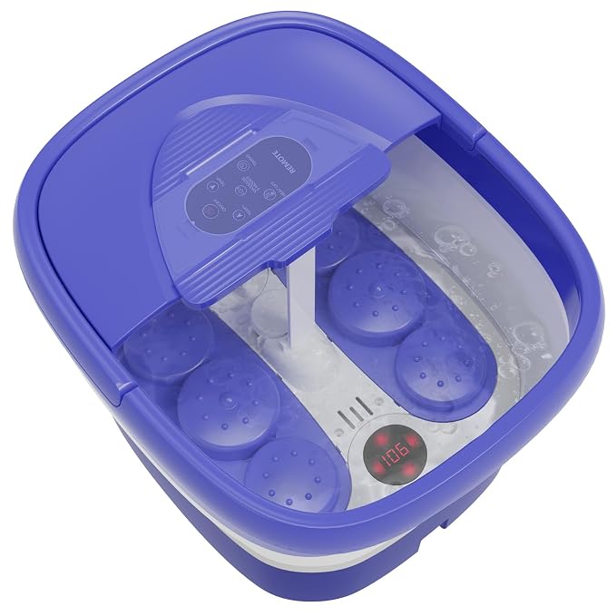 Collapsible Foot Spa with Heat and Remote, Heated Foot Bath Massager with Timer by Unknown