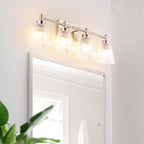 OCIOC 4-Light Vanity light fixtures, Brushed Nickel Vanity lights over mirror - Image 8
