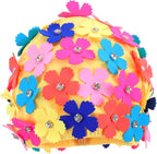 Toyvian Ladies Flower Swimming Cap, Simulation Floral Petal Swim Hat by Toyvian