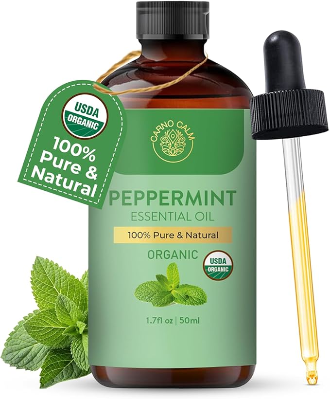 Peppermint Essential Oil | USDA Certified Organic Peppermint Oil | - Image 2