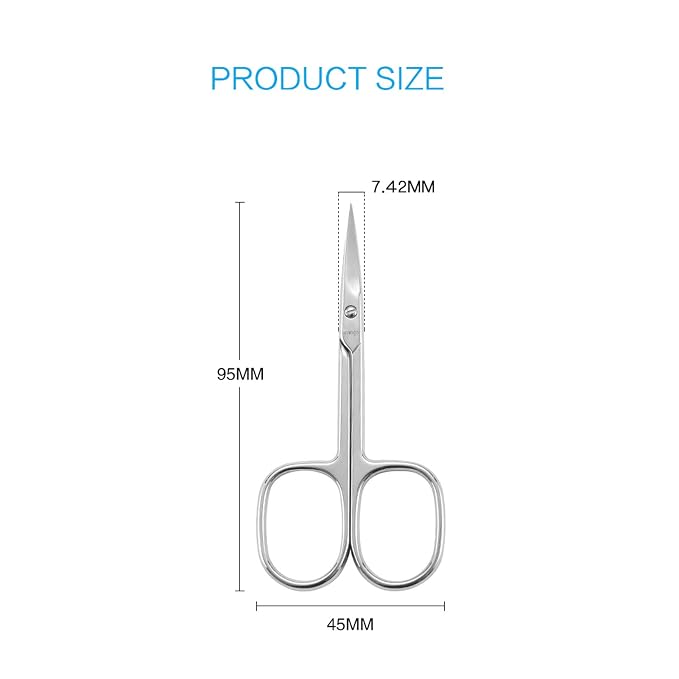 LIVINGO Premium Manicure Scissors Multi-purpose Stainless Steel Cuticle - Image 2