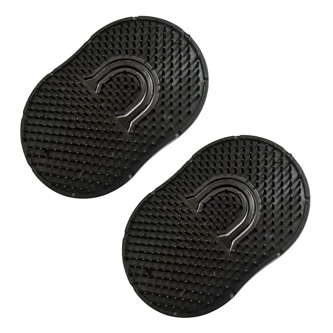Soft 'N Style 2 Packs Pocket Palm Combs, Shampoo Comb, Massager Hair Brush Comb by Soft+%27N+Style
