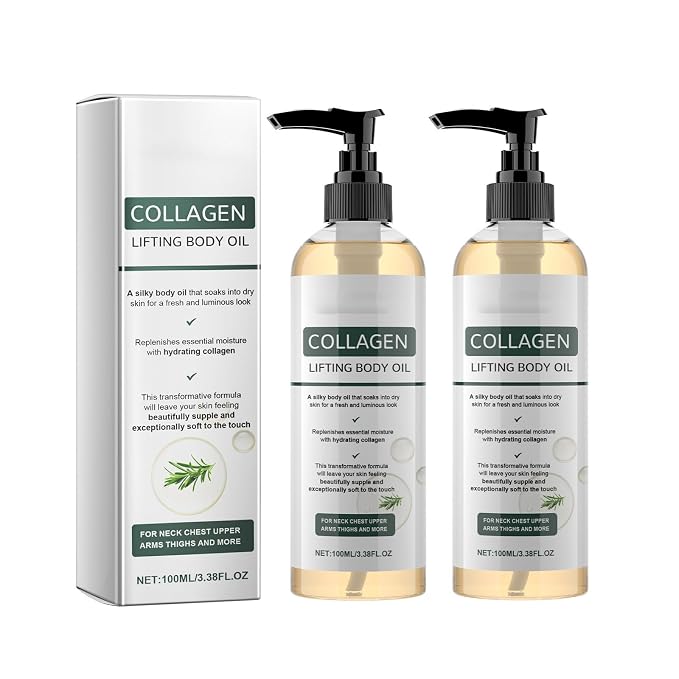 2 Pcs Collagen Lifting Body Oil, Anti-Aging Wrinkle Removal & Collagen Lifting by PAQIMAN