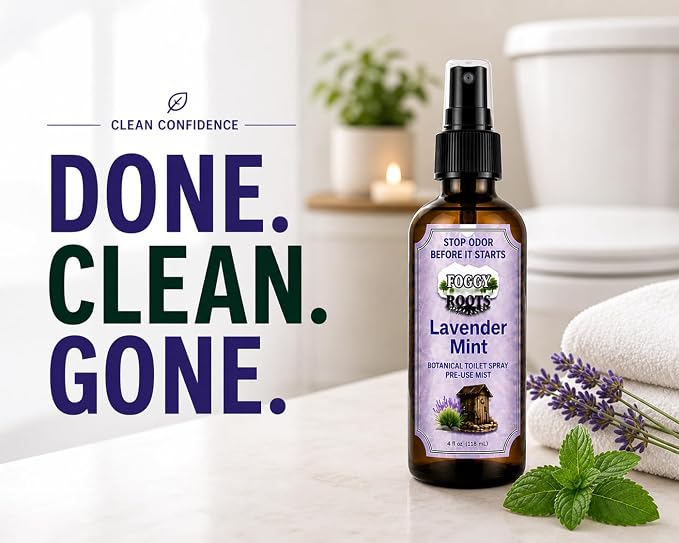 Lavender Toilet Spray – Stops Odor Before It Starts, Bathroom Odor Eliminator - Image 9