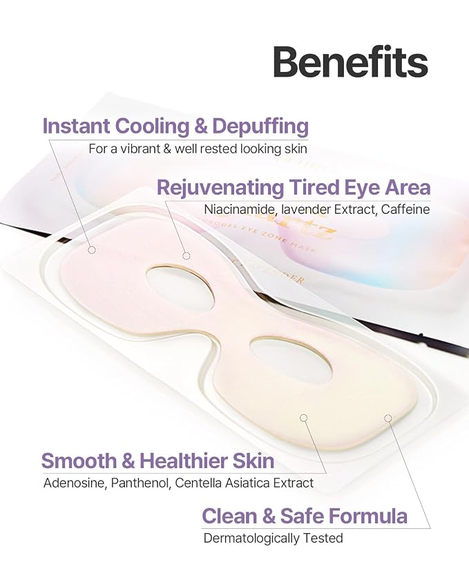 Petitfee Aura Quartz Hydrogel Eye Zone Mask 5ea - Image 4