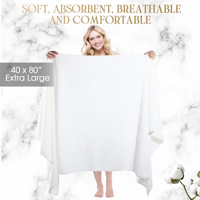 Peryiter Oversized Bath Towels Set of 6 - Image 6
