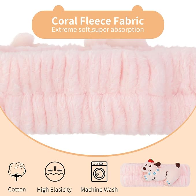 PERFECTSIGHT Kawaii Headband for Spa, Washing Face, Party - Image 3
