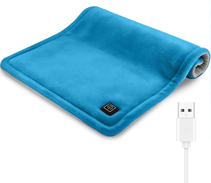 USB Heating Pad, 5V Heated Travel Pads, 3 Heat Settings & Auto Shut Off by Comfheat