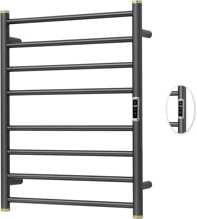 Electric Towel Warmer Rack, Heating Towel Warmer, Timer & Temperature Control - Image 9