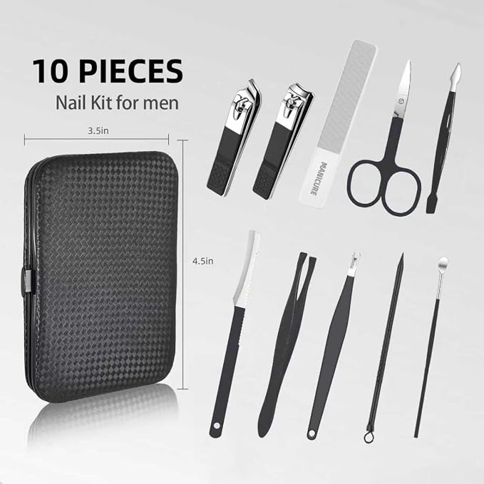10Pcs Manicure Pedicure Kit Professional Manicure kit - Image 2