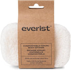 Everist The Compostable Konjac Sponge, 100% Natural Plant-Fiber Cleansing & by Everist